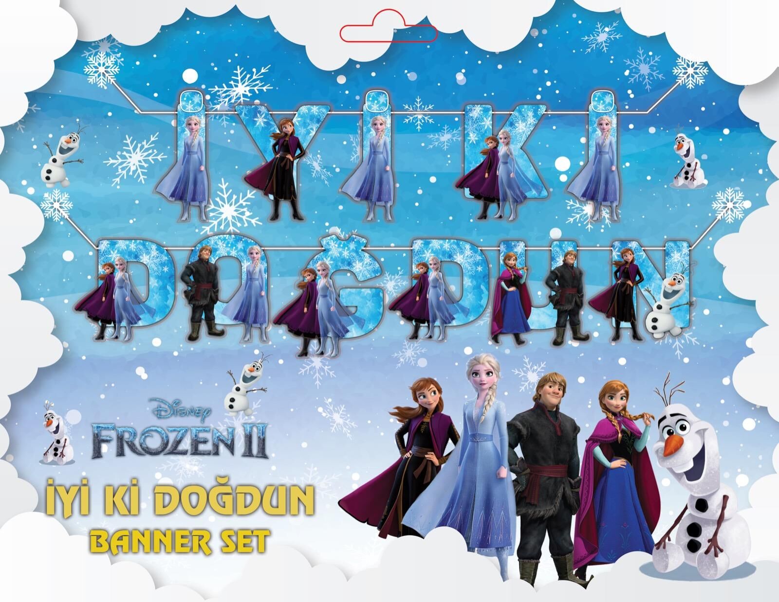 YAZI 3D BANNER FROZEN