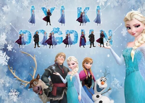 YAZI 3D BANNER FROZEN