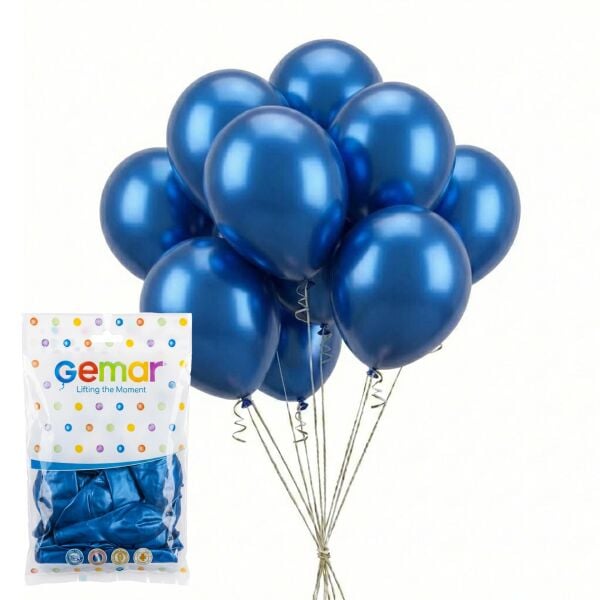BALON METALİK MAVİ 100 LÜ