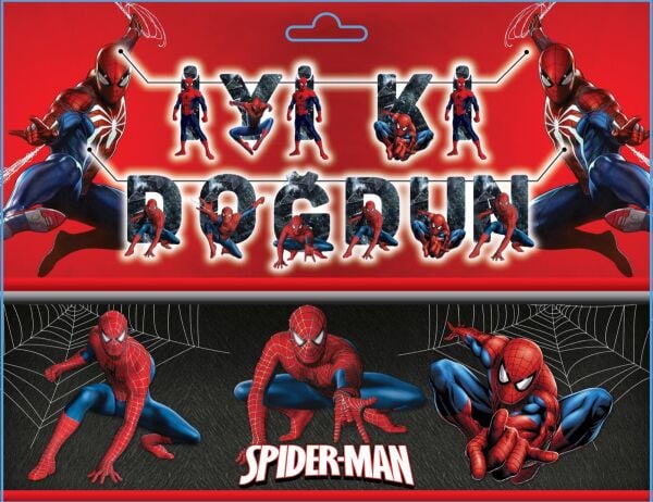 YAZI 3D BANNER ÖRÜMCEK