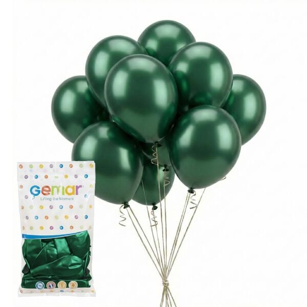 BALON METALİK YEŞİL KOYU 100 LÜ
