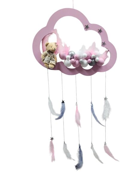 KAPI SÜS LEDLİ TOPLU PEMBE / GÜMÜŞ