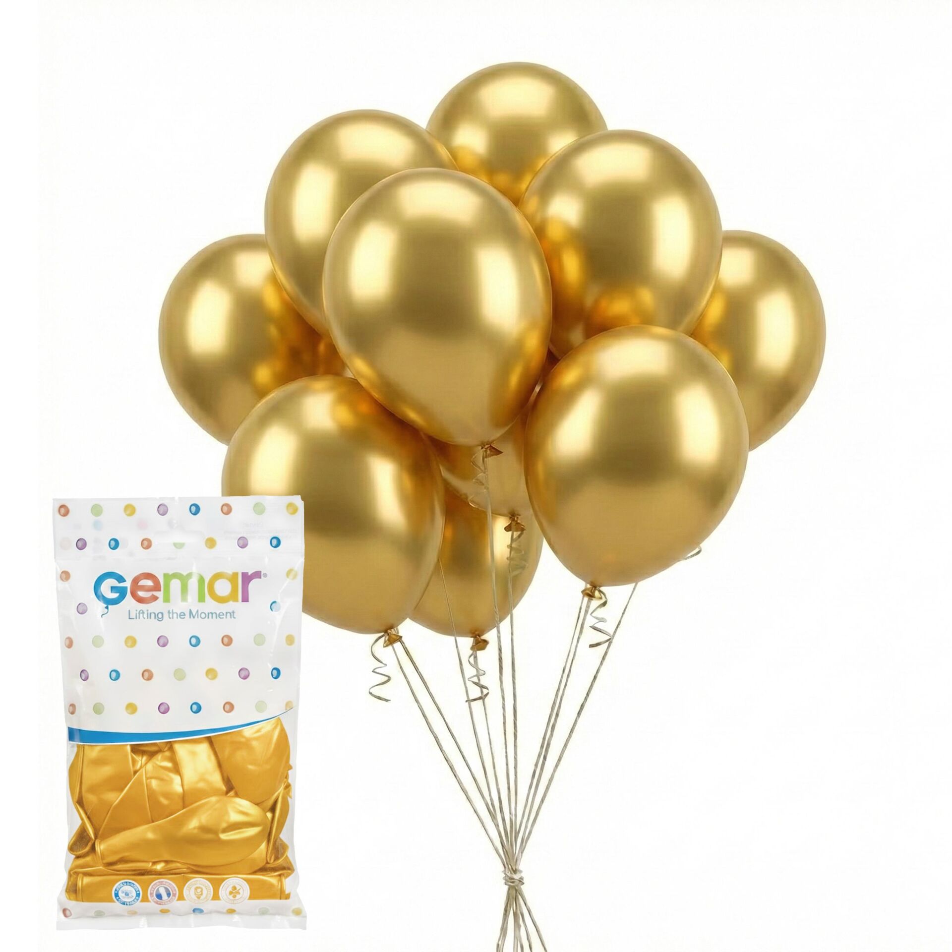 BALON METALİK SARI 100 LÜ