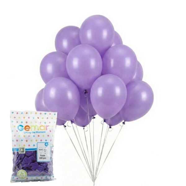 BALON PASTEL MOR 100 LÜ