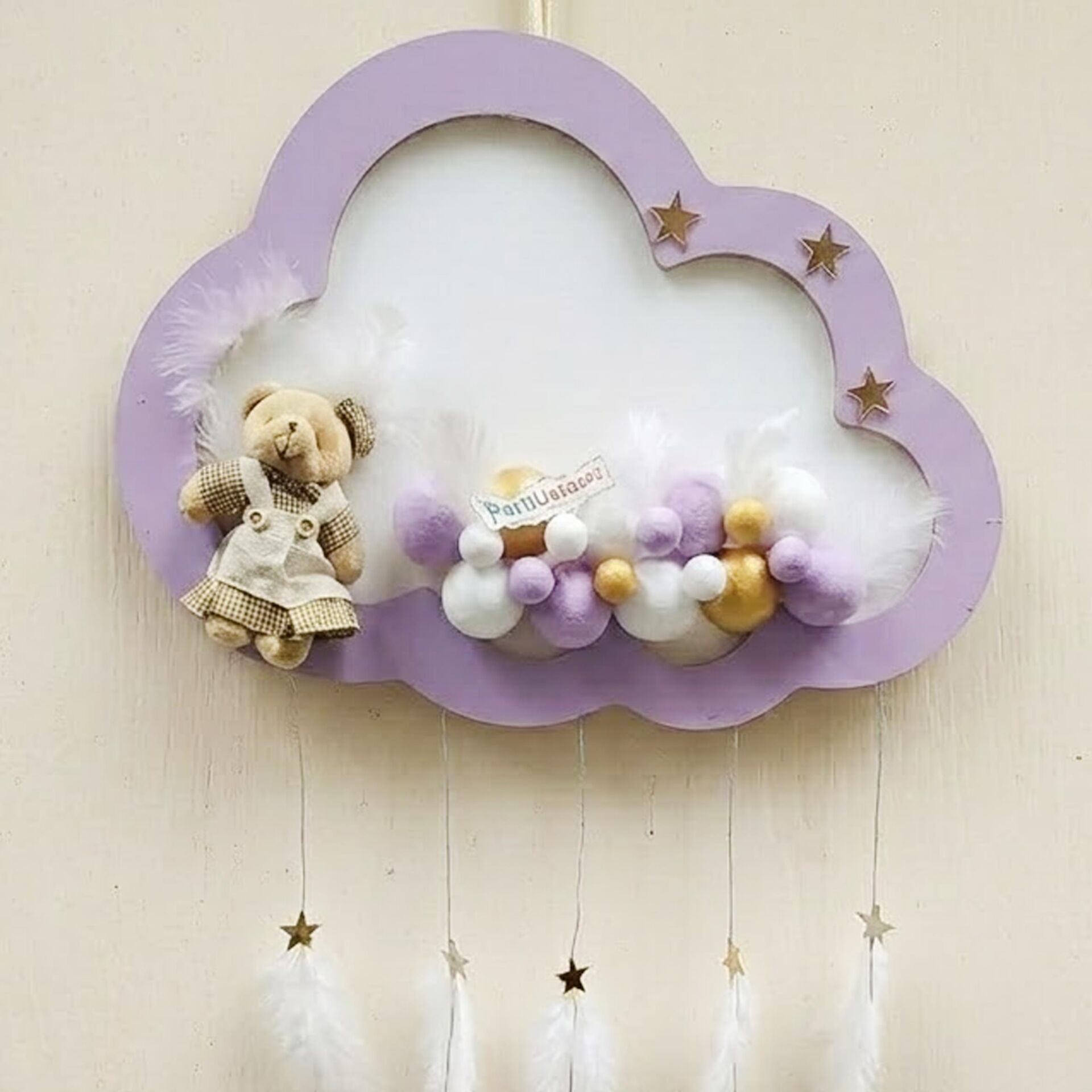 KAPI SÜS LEDLİ TOPLU LİLA