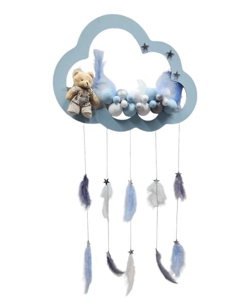 KAPI SÜS LEDLİ TOPLU MAVİ / GÜMÜŞ