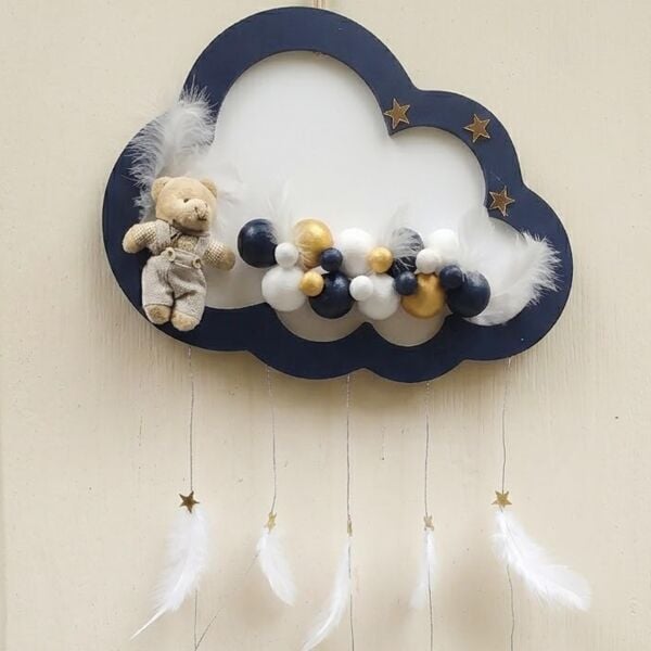 KAPI SÜS LEDLİ TOPLU LACİVERT