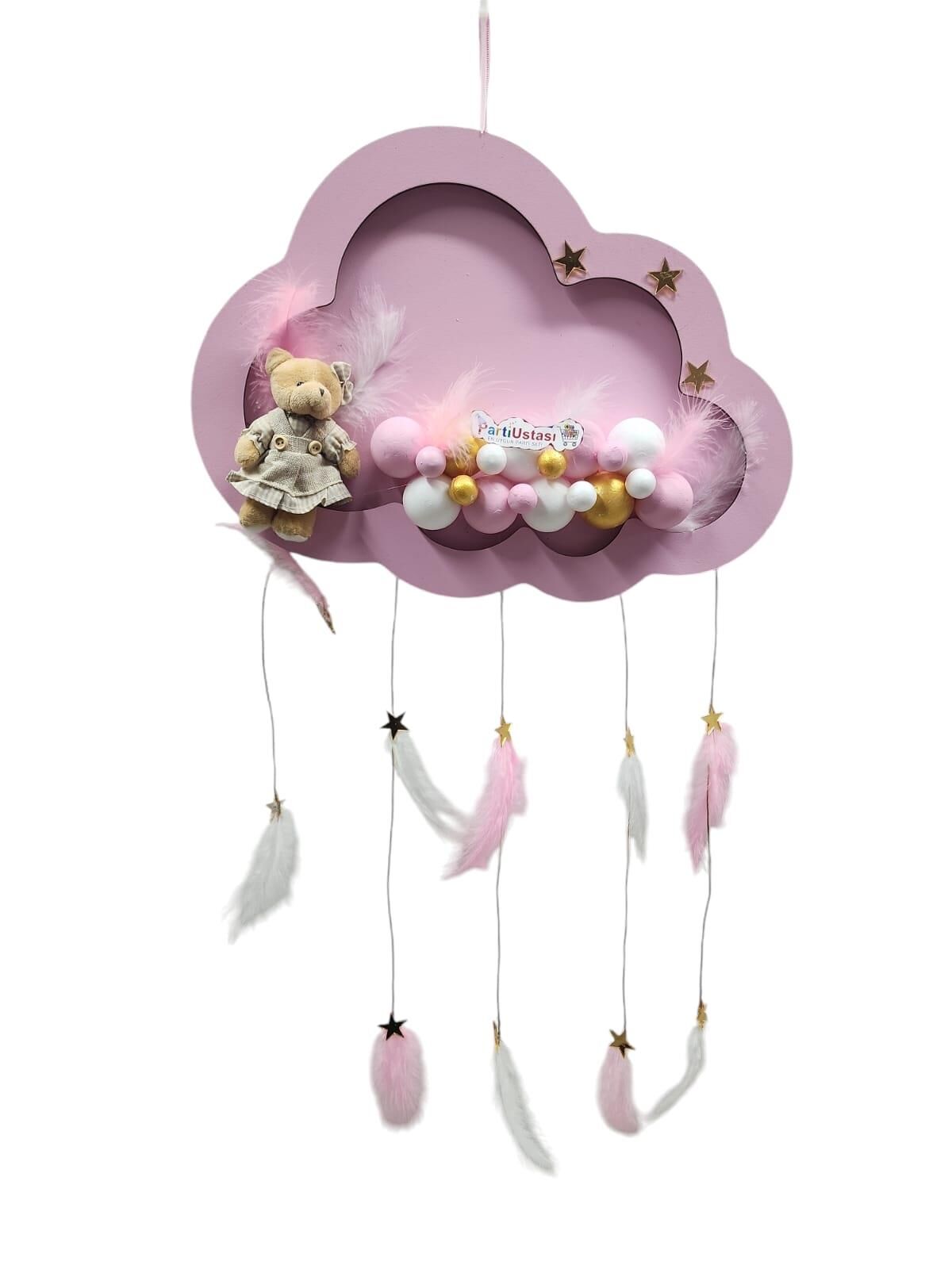 KAPI SÜS LEDLİ TOPLU PEMBE / ALTIN