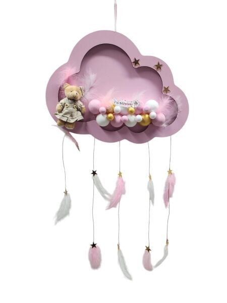 KAPI SÜS LEDLİ TOPLU PEMBE / ALTIN