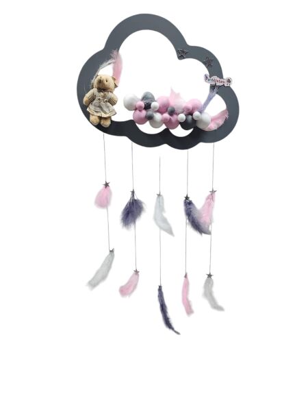 KAPI SÜS LEDLİ TOPLU GÜMÜŞ / PEMBE