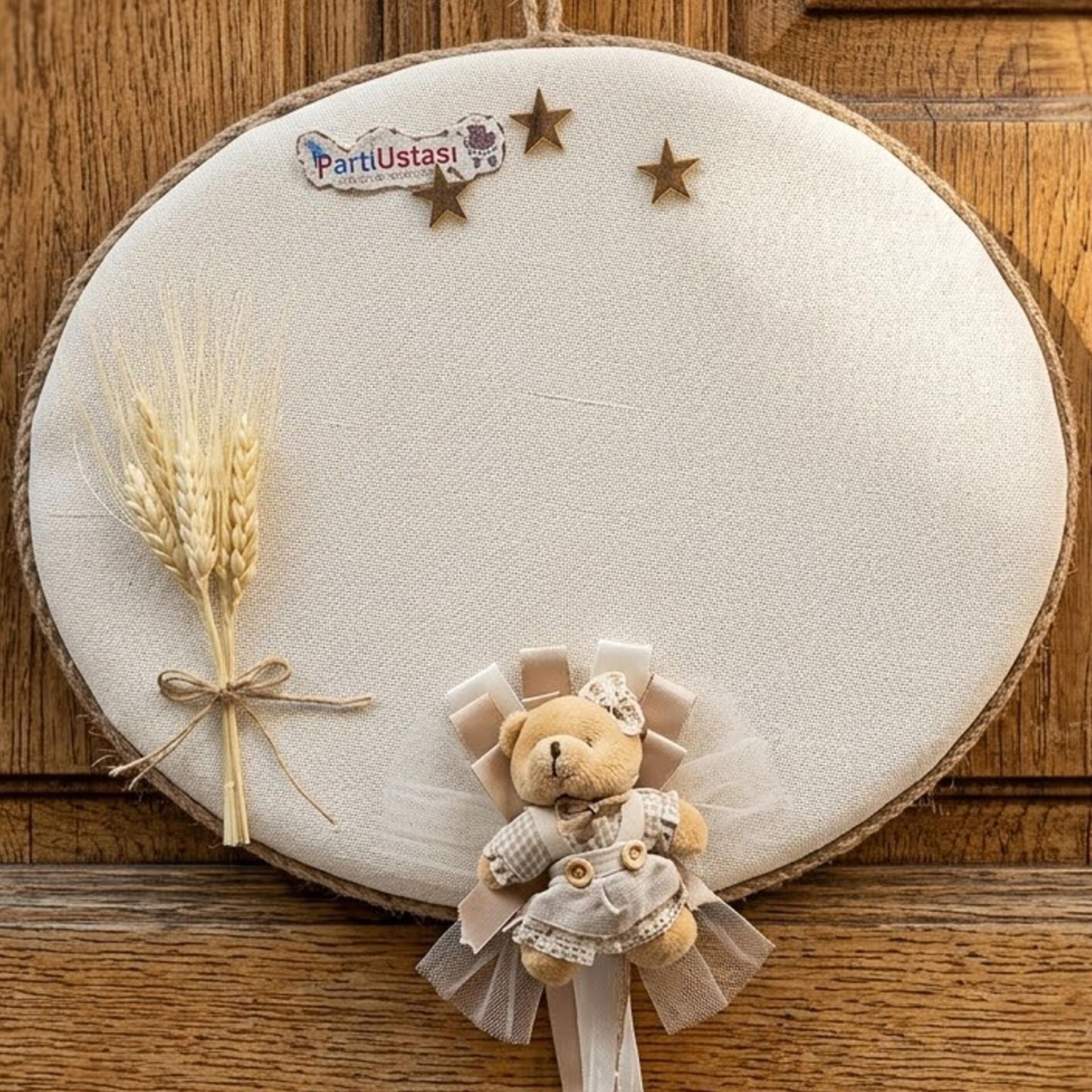 KAPI SÜS OVAL BAŞAKLI AYICIK ALTIN