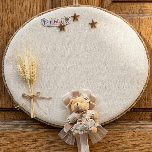 KAPI SÜS OVAL BAŞAKLI AYICIK ALTIN