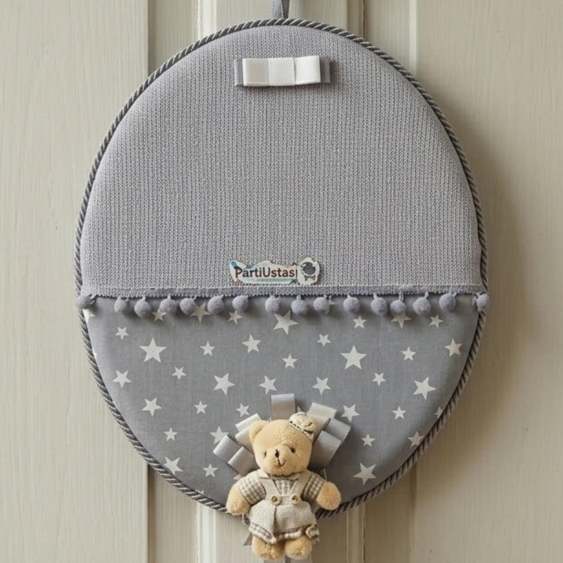 KAPI SÜS OVAL AYICIKLI GÜMÜŞ