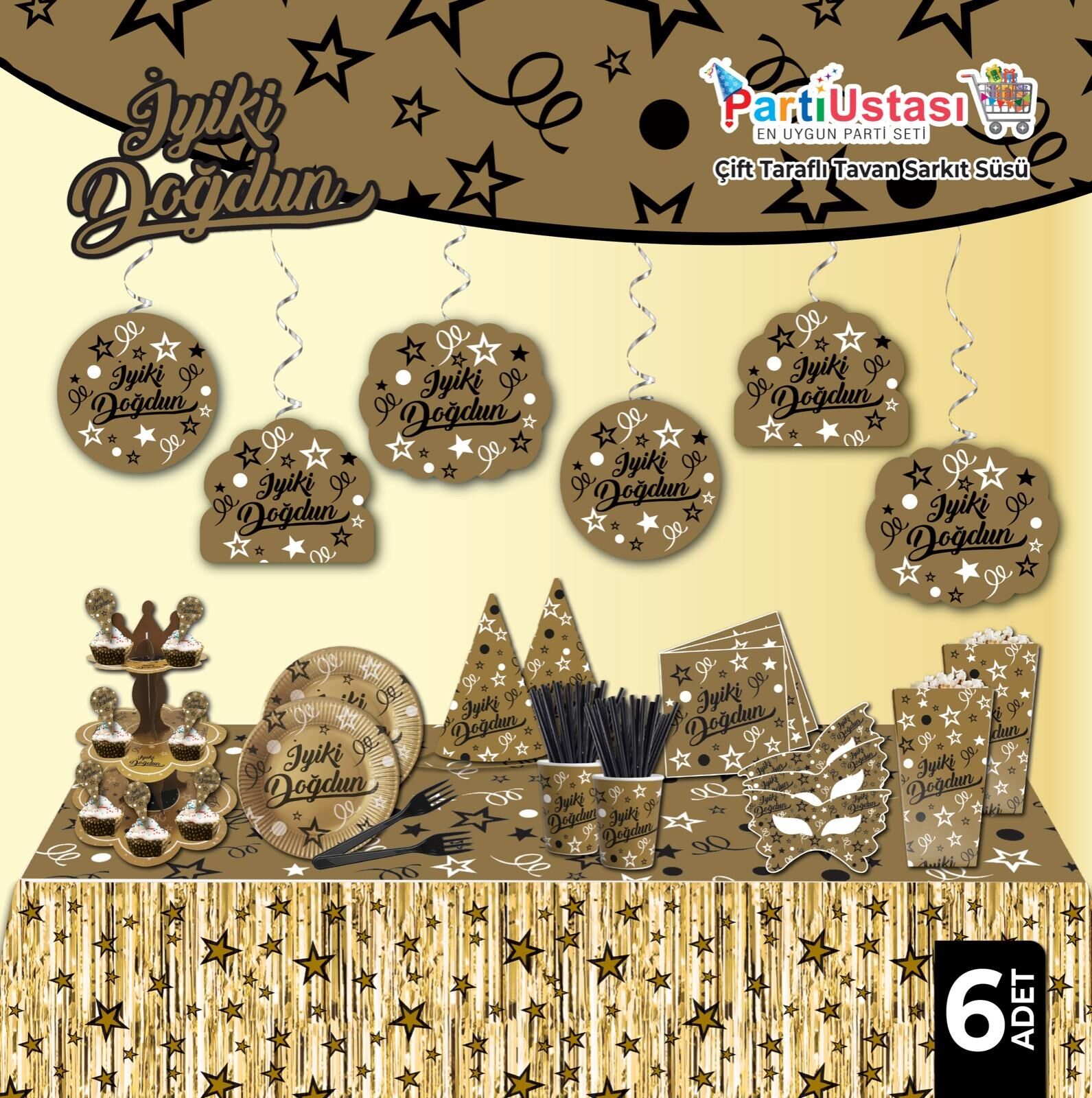 HELEZON İYİ Kİ DOĞDUN ALTIN 6 LI