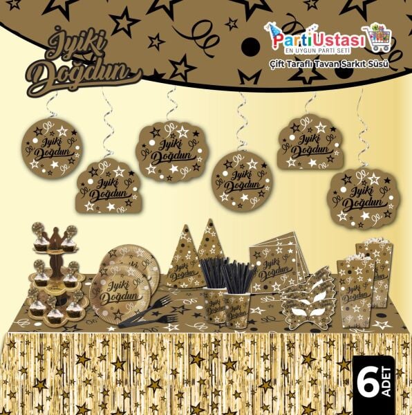 HELEZON İYİ Kİ DOĞDUN ALTIN 6 LI