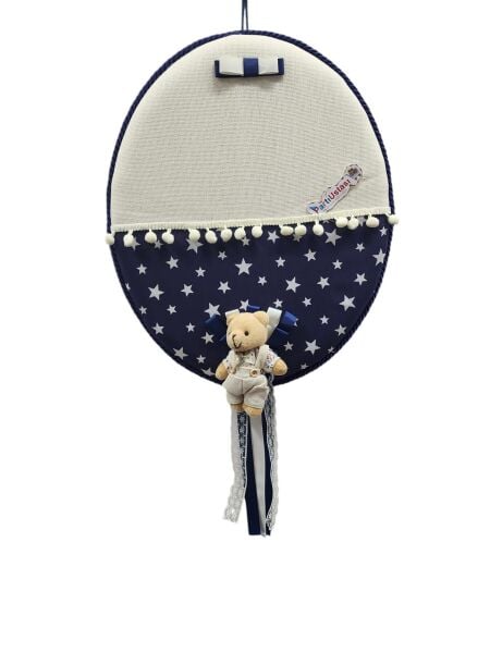 KAPI SÜS OVAL AYICIKLI LACİVERT