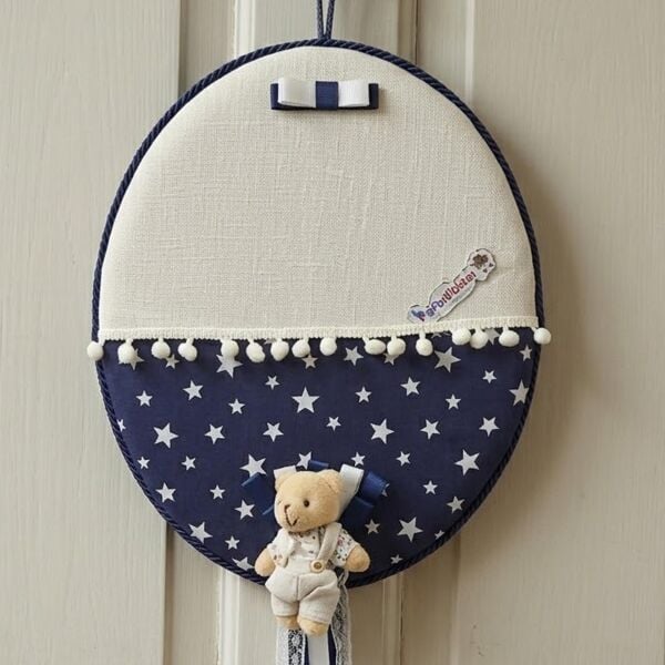 KAPI SÜS OVAL AYICIKLI LACİVERT