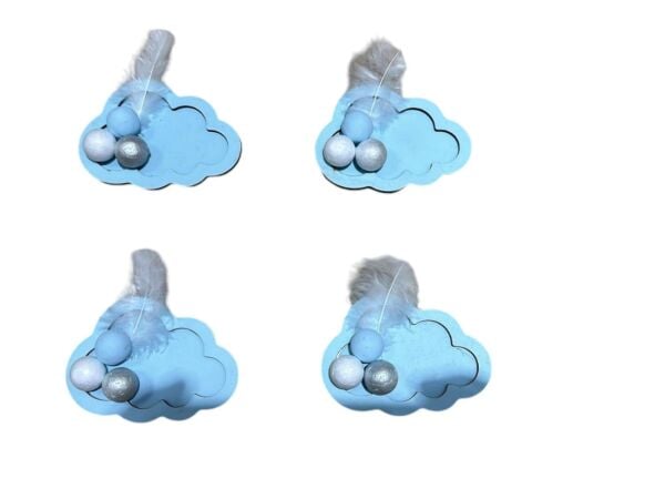 MAGNET BULUT MAVİ / GÜMÜŞ 25 Lİ