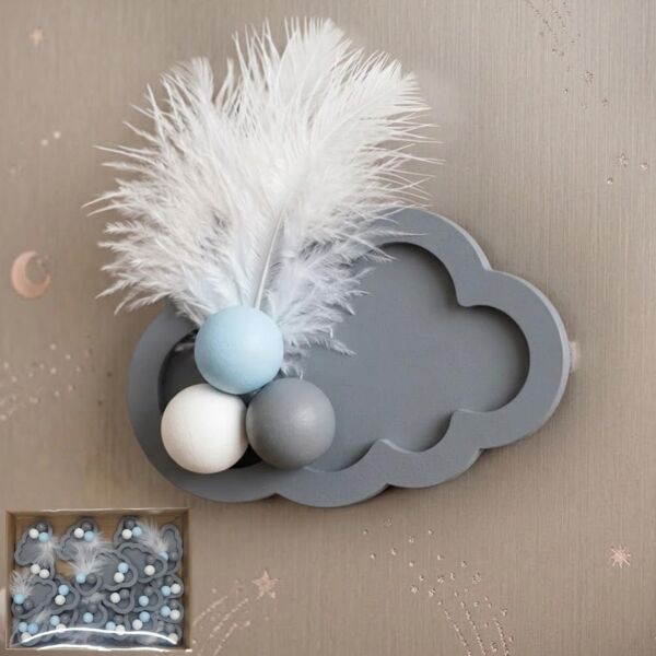 MAGNET BULUT GÜMÜŞ / MAVİ 25 Lİ