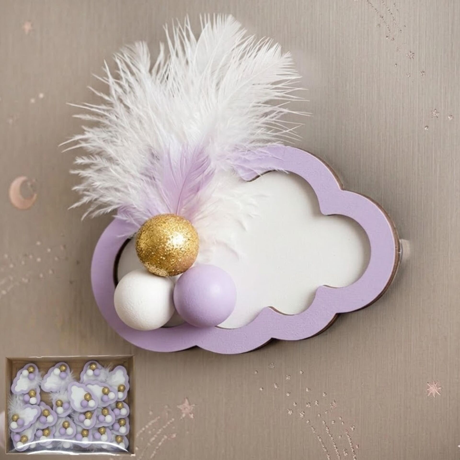 MAGNET BULUT LİLA 25 Lİ