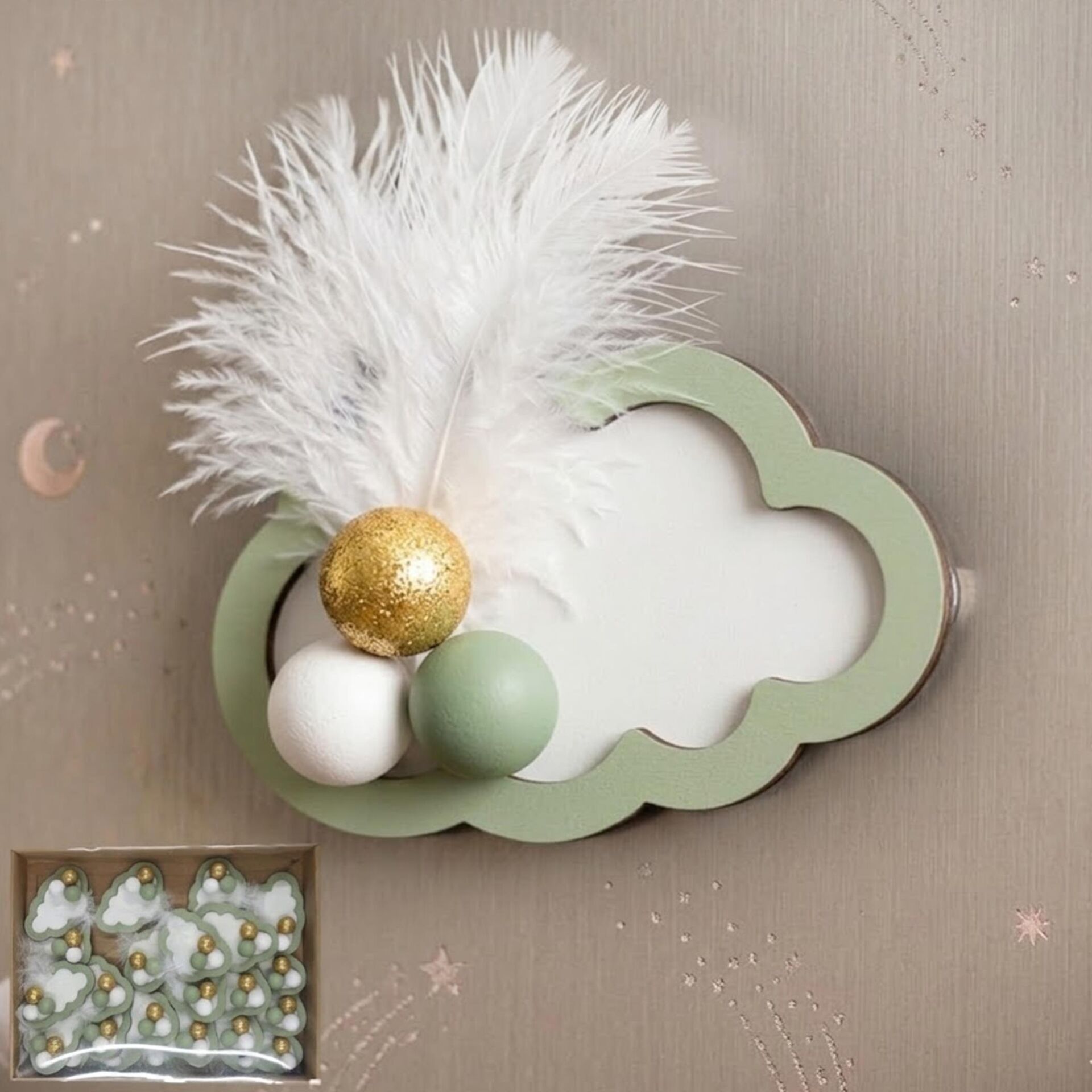 MAGNET BULUT YEŞİL 25 Lİ