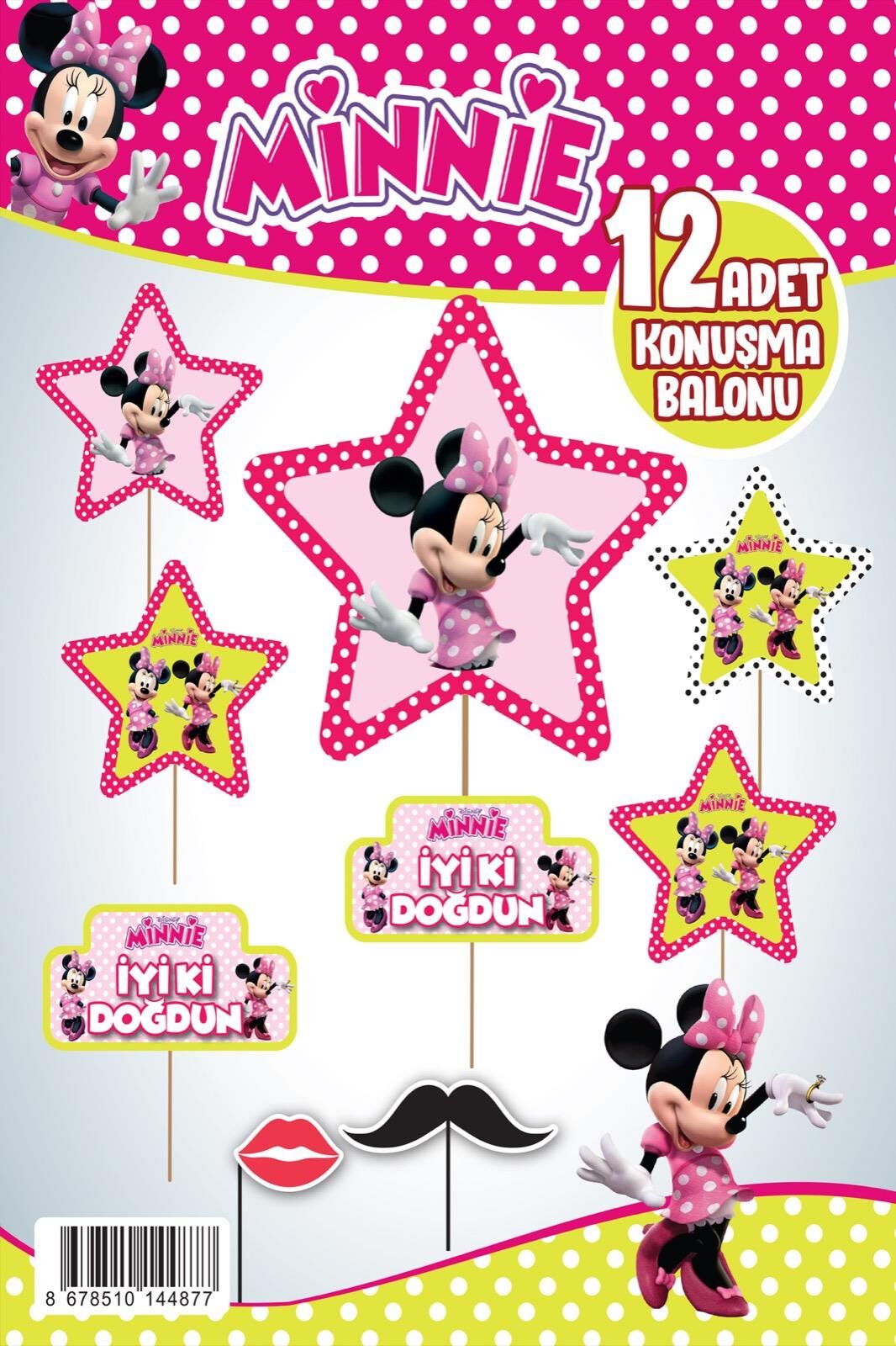 KONUŞMA BALONU SET 12 Lİ MİNNİE