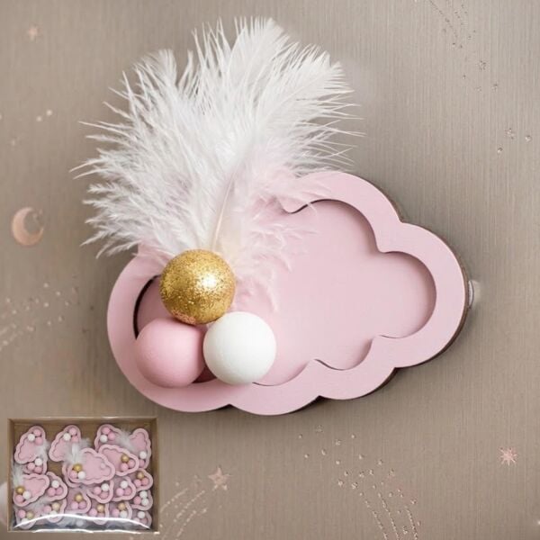 MAGNET BULUT PEMBE / ALTIN 25 Lİ