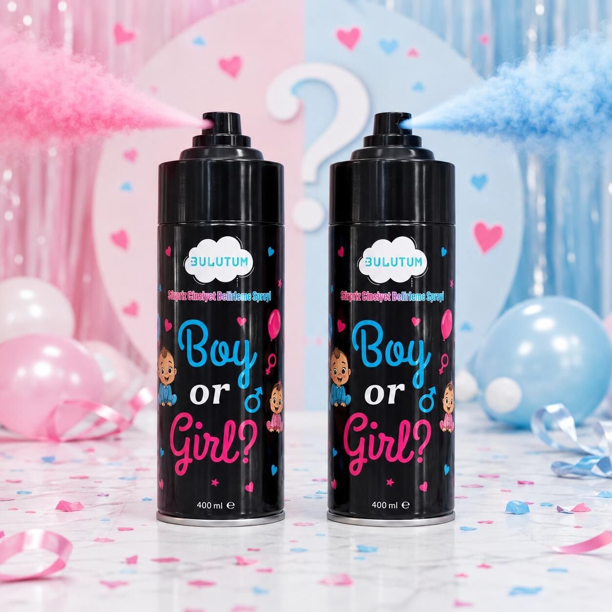 CİNSİYET SPREYİ 400 ML 00  PEMBE