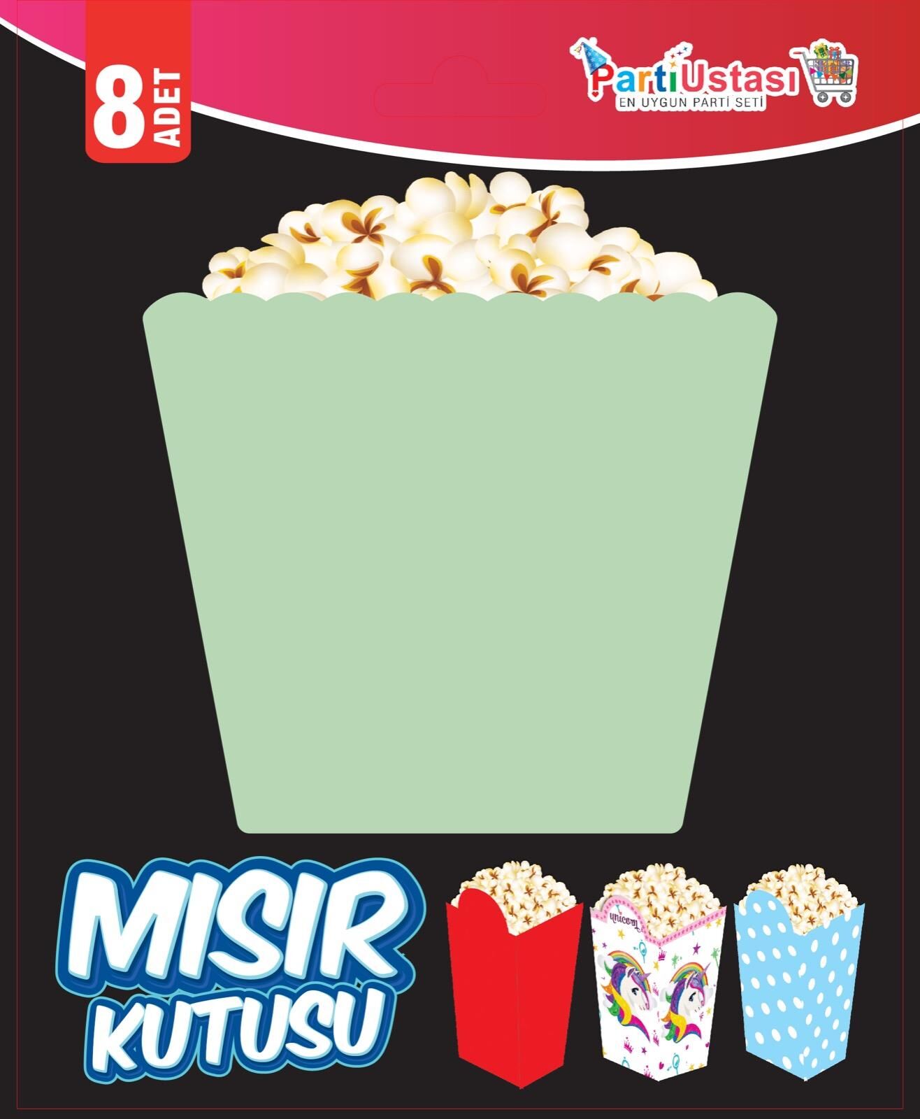 MISIR KUTUSU SOFT YEŞİL 8 Lİ