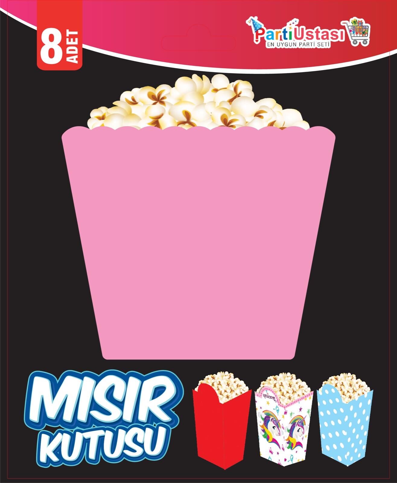 MISIR KUTUSU SOFT PEMBE 8 Lİ