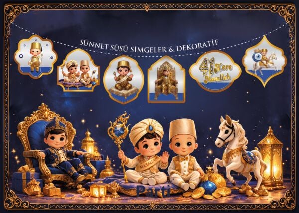 DEKORATİF SİMGELER SÜNNET GOLD