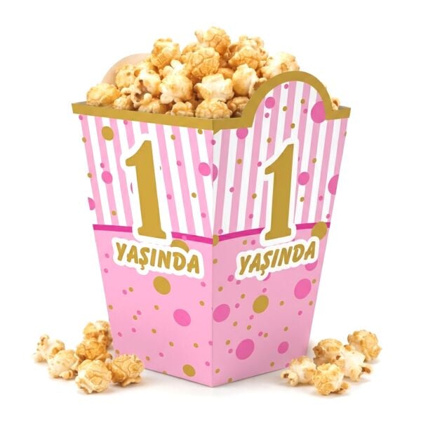 MISIR KUTUSU 1 YAŞ PEMBE 8 Lİ