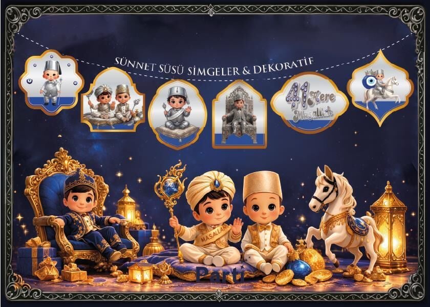 DEKORATİF SİMGELER SÜNNET GÜMÜŞ