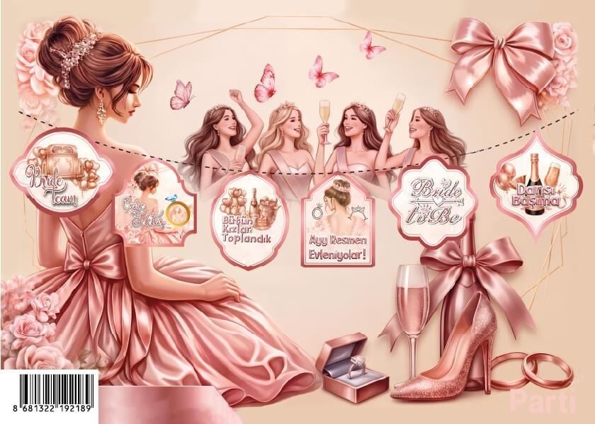 DEKORATİF SİMGELER BRİDE ROSE