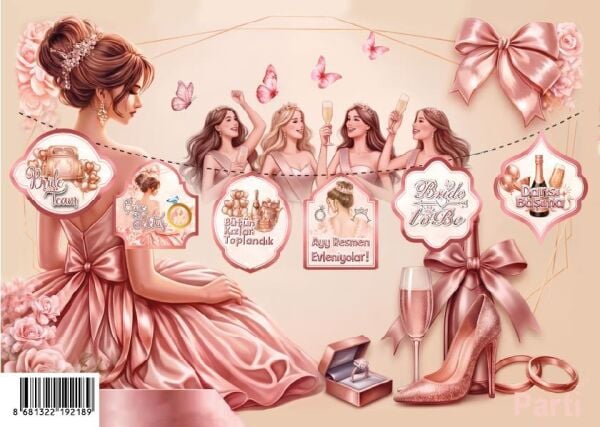 DEKORATİF SİMGELER BRİDE ROSE