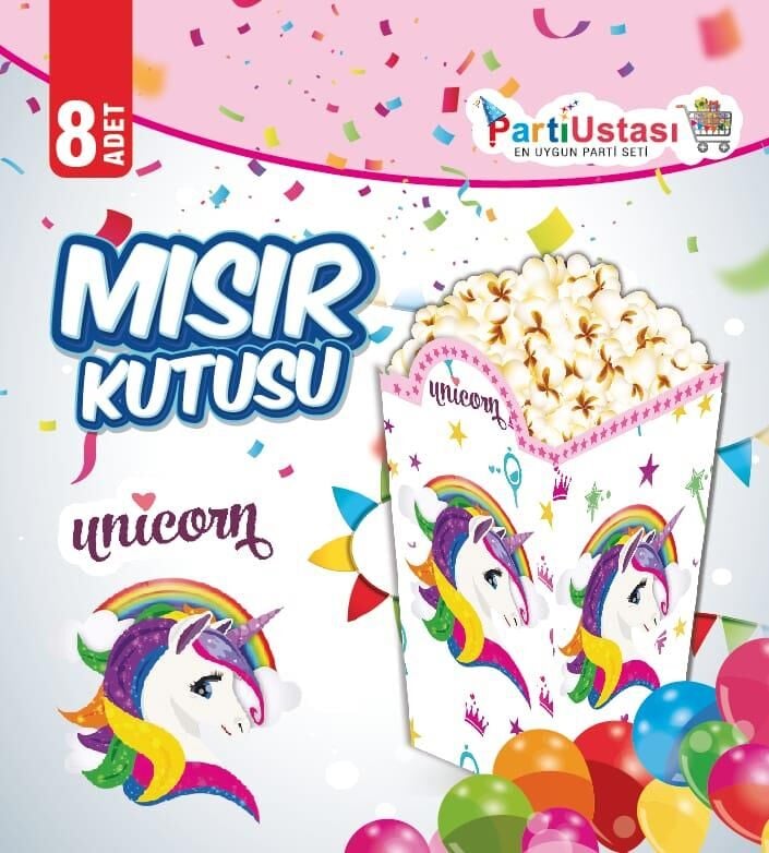 MISIR KUTUSU ÜNİCORN 8 Lİ