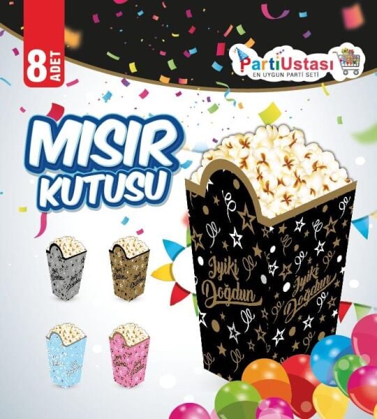 MISIR KUTUSU İ.DOĞDUN SİYAH 8 Lİ