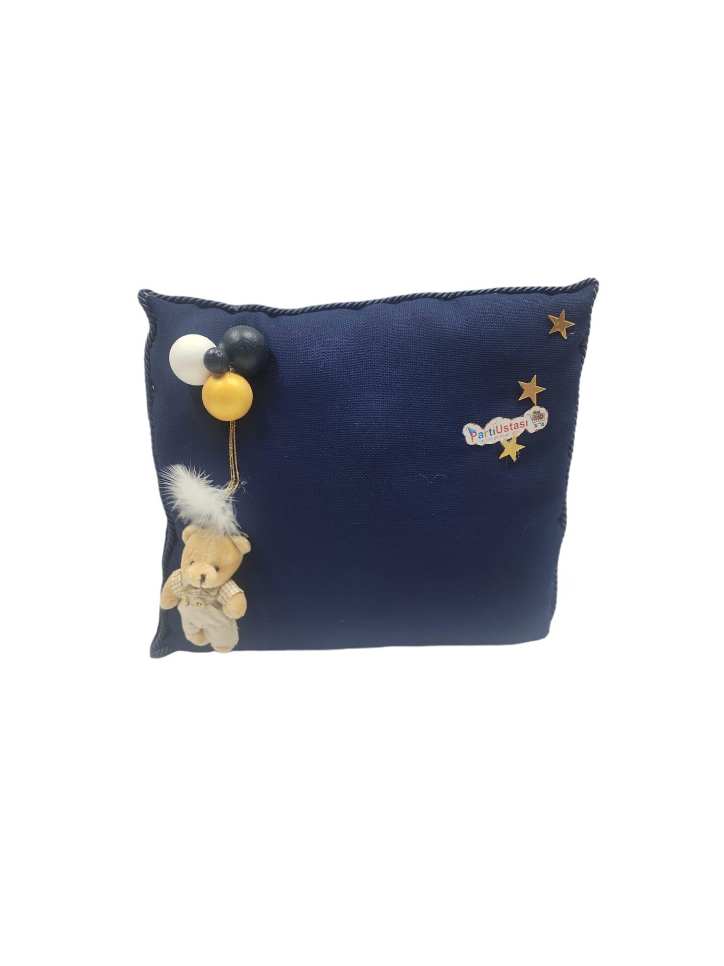 YASTIK TOPLU AYICIKLI LACİVERT