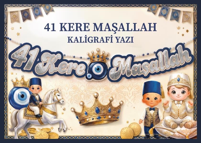 KOREOGRAFİ BANNER 41 KERE MAŞALLAH GÜMÜŞ