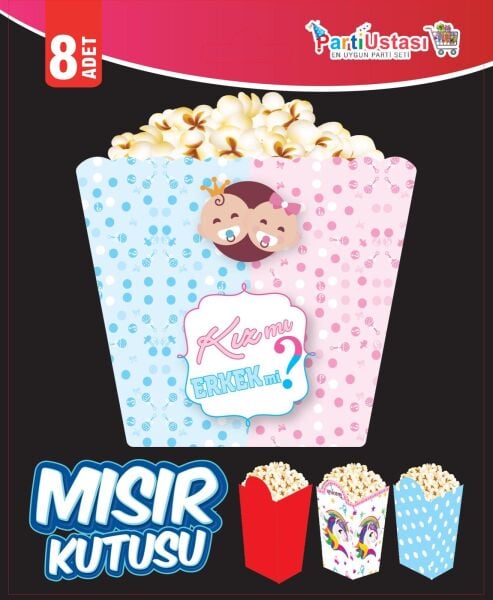 MISIR KUTUSU CİNSİYET 8 Lİ