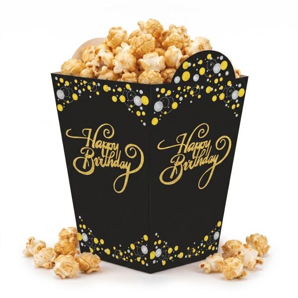 MISIR KUTUSU HAPPY SİYAH 8 Lİ