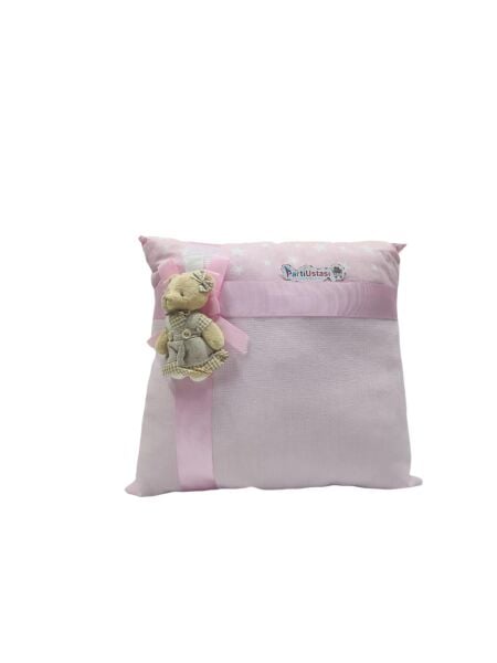 YASTIK AYICIKLI PEMBE