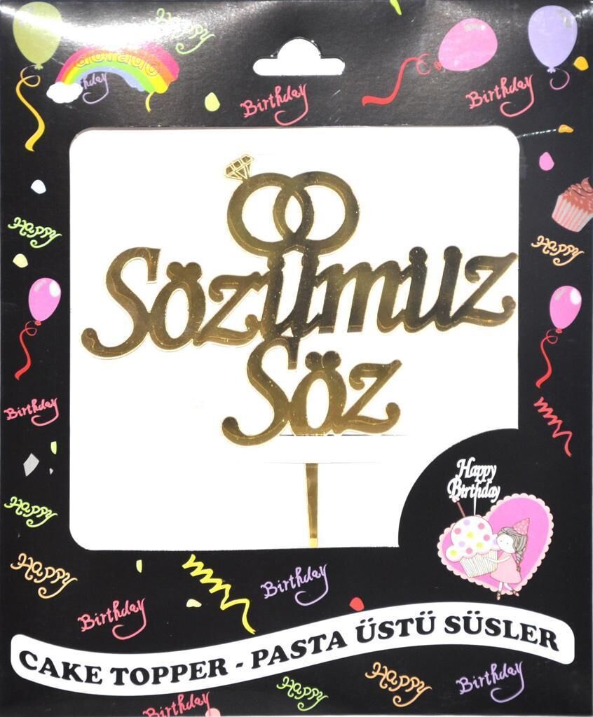 PASTA YAZISI PLEKSİ SÖZÜMÜZ SÖZ ALTIN