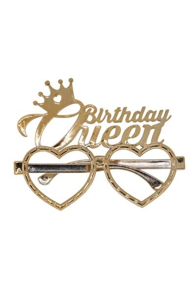 PLS GÖZLÜK BİRTHDAY QUEEN ALTIN