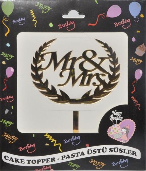 PASTA YAZISI PLEKSİ MR&MRS ALTIN