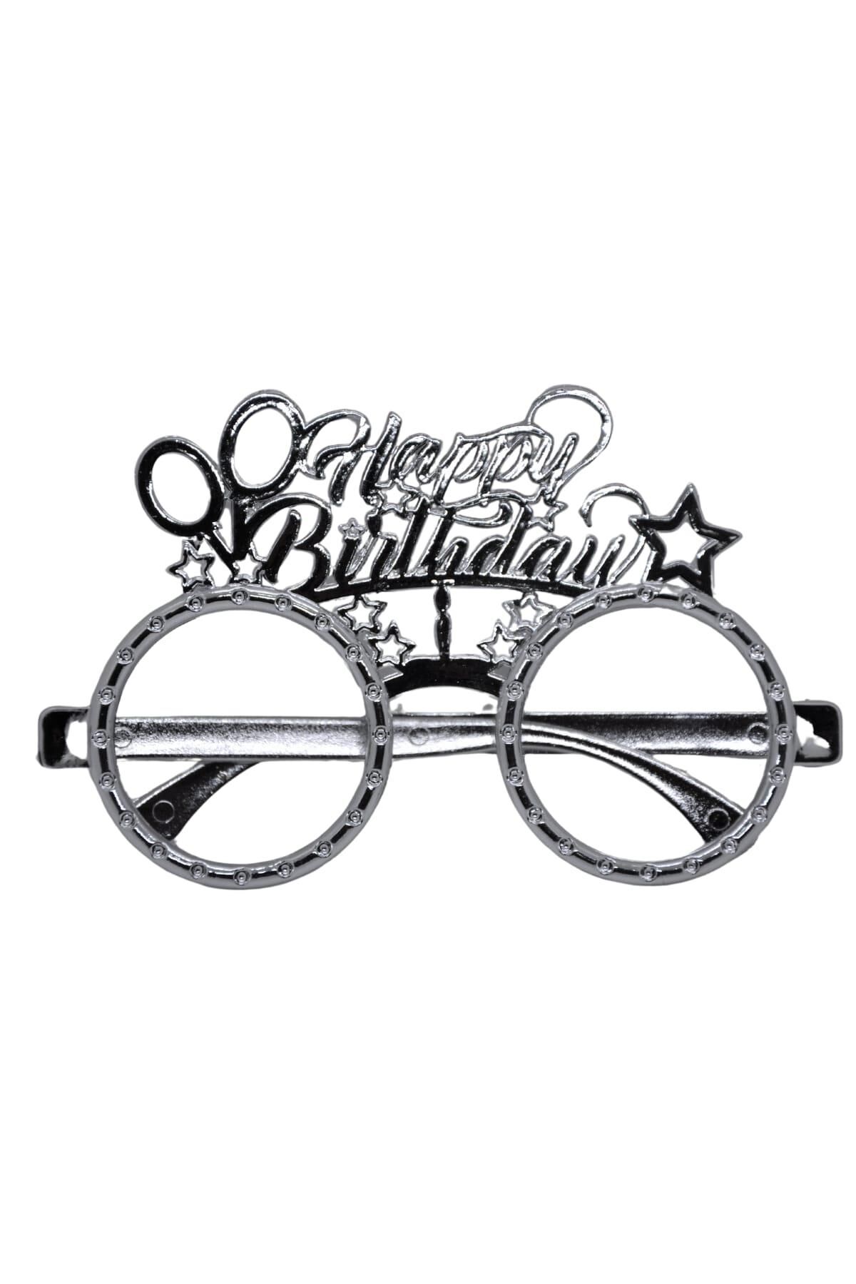 PLS GÖZLÜK HAPPY BİRTHDAY GÜMÜŞ