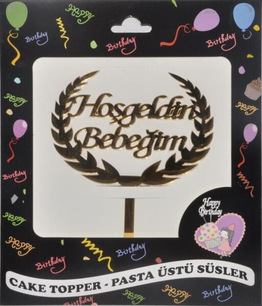 PASTA YAZISI PLEKSİ H.BEBEĞİM ALTIN