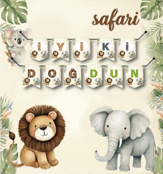 YAZI ZARF BANNER SAFARİ YENİ