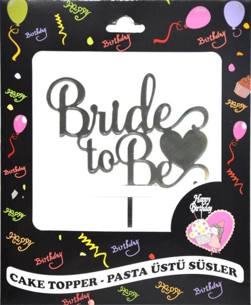 PASTA YAZISI PLEKSİ BRIDE TO BE GÜMÜŞ