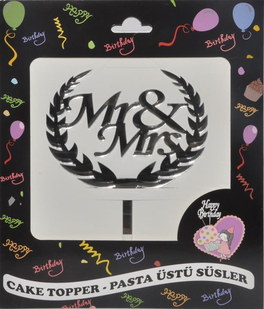 PASTA YAZISI PLEKSİ MR&MRS GÜMÜŞ